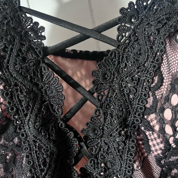 Chocolate Black Lace Dress - Picture 2 of 5